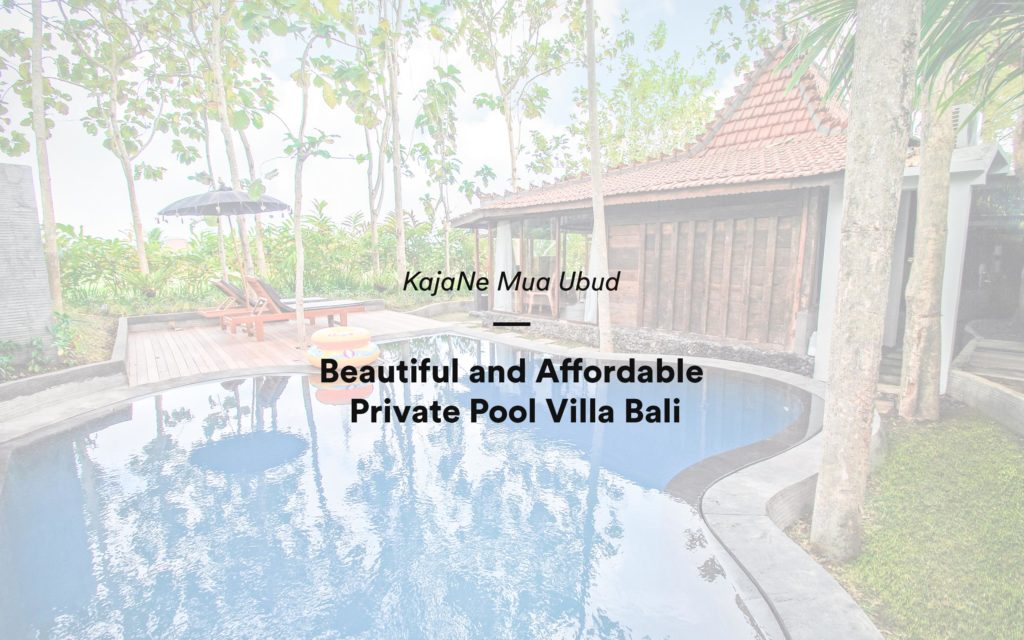 Bali Villas - Villa Ubud - Private Villa Bali